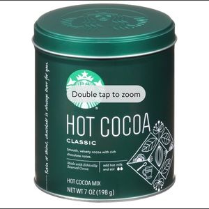 Starbucks Hot cocoa 7oz Tin!  See listings for mor